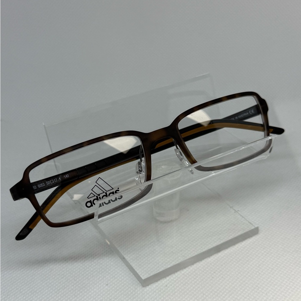 Adidas Tortoise Shell Rectangular Glasses - image 1